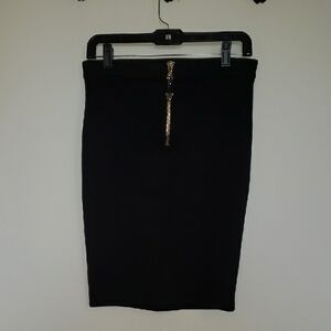 Elegant Black Pencil Skirt